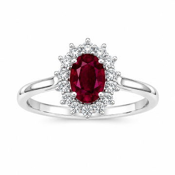 Ring met robijn