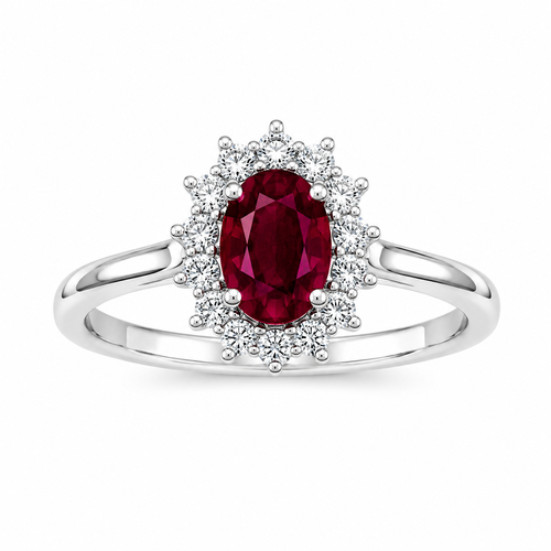 Ring met robijn