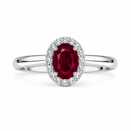 Ring met robijn