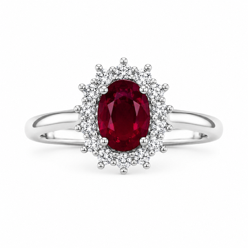 Ring met robijn