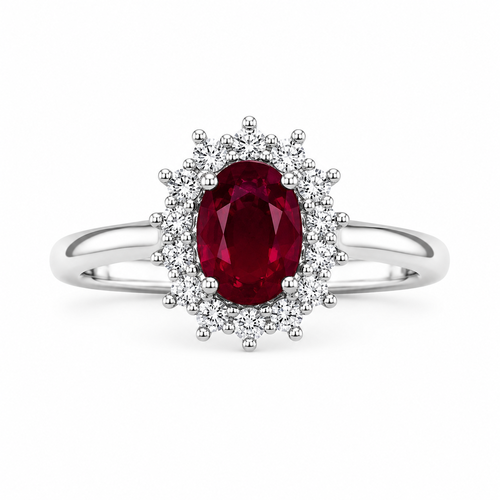 Ring met robijn