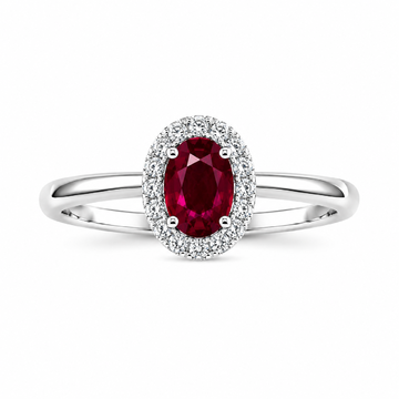 Ring met robijn