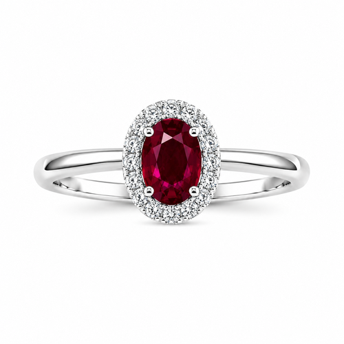 Ring met robijn
