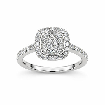 Witgouden ring