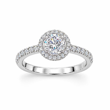 Witgouden ring
