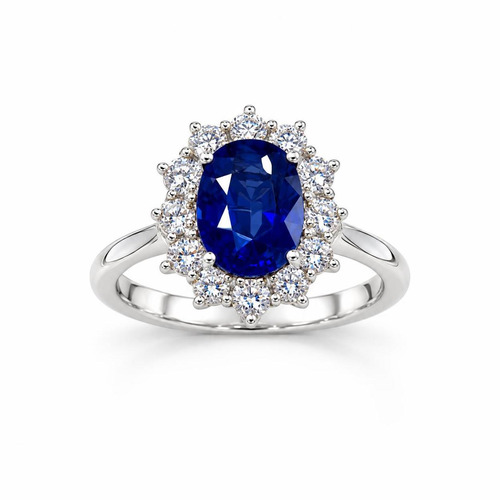 Ring met saffieren