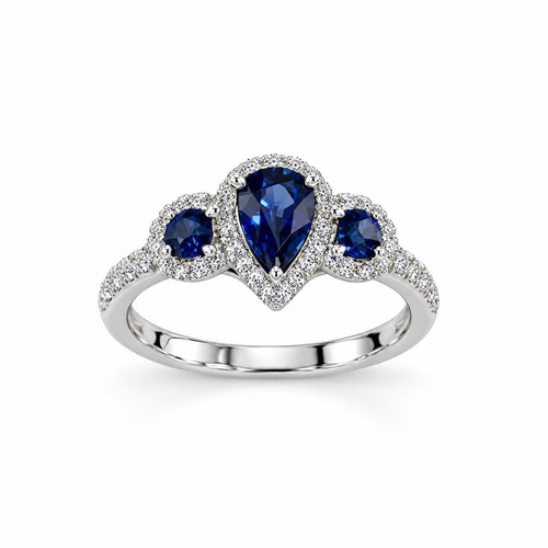 Ring met saffier